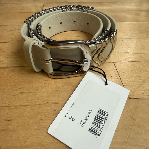 Isabel Marant Tehora Belt White Chevron - Picture 6 of 8